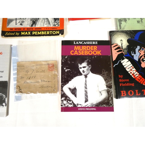 84 - True Crime & others.  A carton of softback publications & ephemera.... 