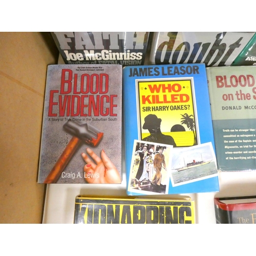 87 - True Crime.  20 various vols., mainly in d.w's.