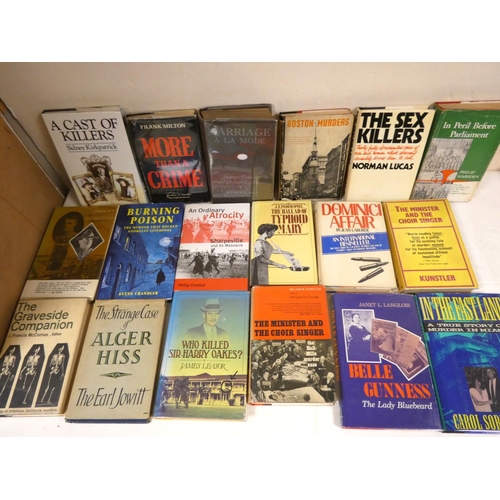 93 - True Crime.  20 various vols., mainly in d.w's.