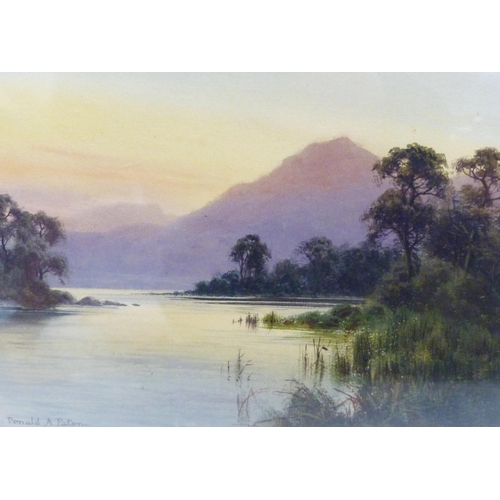 387 - Edward Horace Thompson aka Donald A Paton (British, 1879 - 1949)Loch Lomond from near Luss Straits a... 
