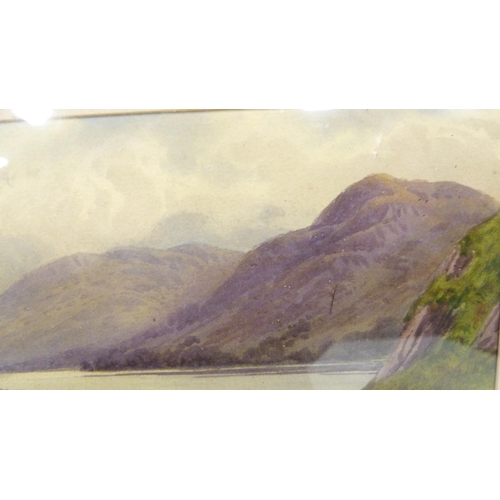 387 - Edward Horace Thompson aka Donald A Paton (British, 1879 - 1949)Loch Lomond from near Luss Straits a... 