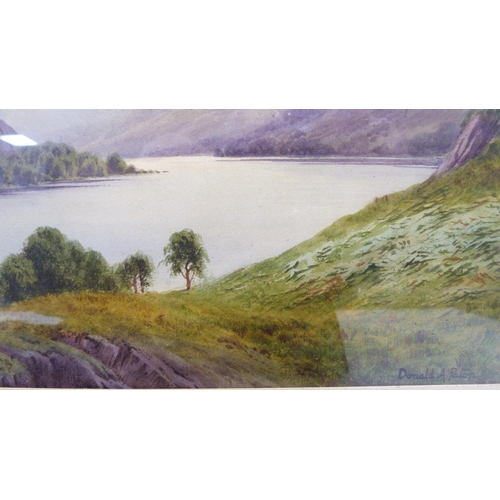 387 - Edward Horace Thompson aka Donald A Paton (British, 1879 - 1949)Loch Lomond from near Luss Straits a... 
