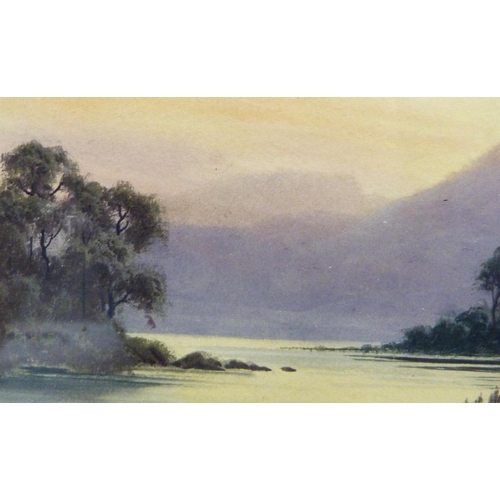 387 - Edward Horace Thompson aka Donald A Paton (British, 1879 - 1949)Loch Lomond from near Luss Straits a... 