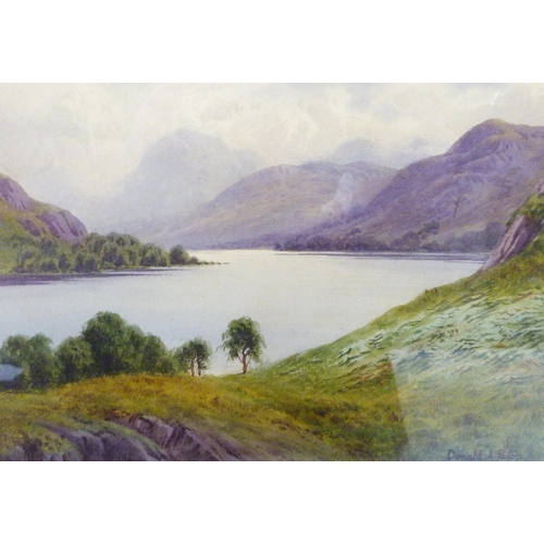 387 - Edward Horace Thompson aka Donald A Paton (British, 1879 - 1949)Loch Lomond from near Luss Straits a... 