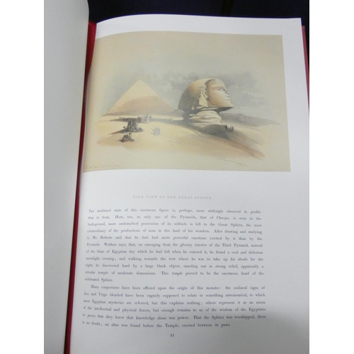 264 - FOLIO SOCIETY.  David Roberts, The Holy Land, Syria, Idumea and Arabia & Egypt and Nubia.  2 vol... 