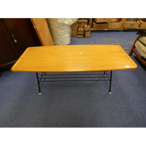 194 - 1950's large two tier coffee table.