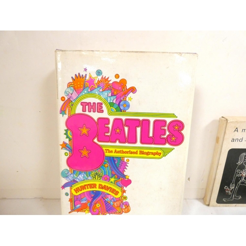 230 - John Lennon first edition and box in his own rite, The Beatles first edition by Hunter Davies.