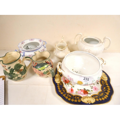 235 - Various collectable crockery to include jugs, plates etc.