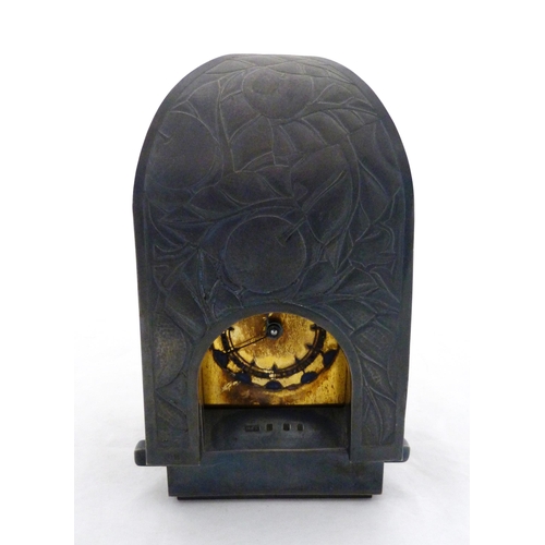 219 - Michael Lloyd (British, b. 1950) Silver-cased carriage clock, hallmarks for Edinburgh, date letter S... 