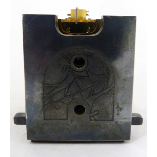 219 - Michael Lloyd (British, b. 1950) Silver-cased carriage clock, hallmarks for Edinburgh, date letter S... 