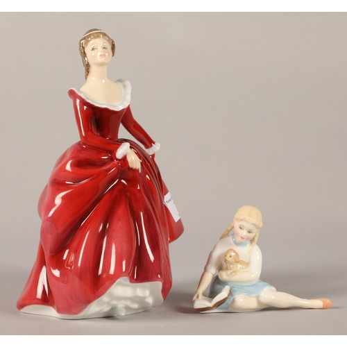 7 - Two Royal Doulton figures, to include 