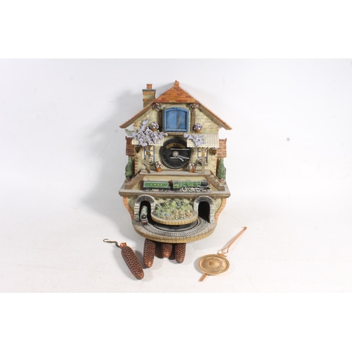 100 - Flying Scotsman themed cuckoo clock.