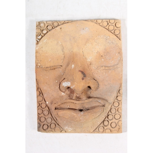 81 - Three Studio Pottery wall masks by Paul Hardcastle.