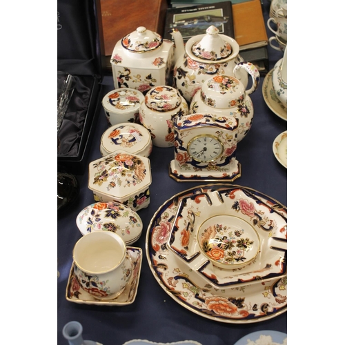 88 - Masons Ironstone Mandarin to include teapots, ginger jars, etc.