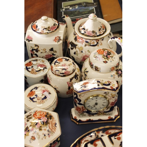 88 - Masons Ironstone Mandarin to include teapots, ginger jars, etc.