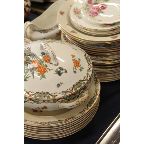 91 - Ceramics to include a Maddock & Sons tureen, etc.