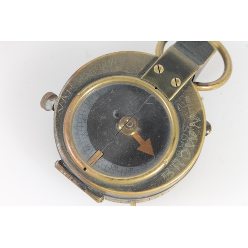 396B - WWI era Verner's Pattern VII compass dated 1916, serial number 48567 by Cruchon & Emons London, ... 