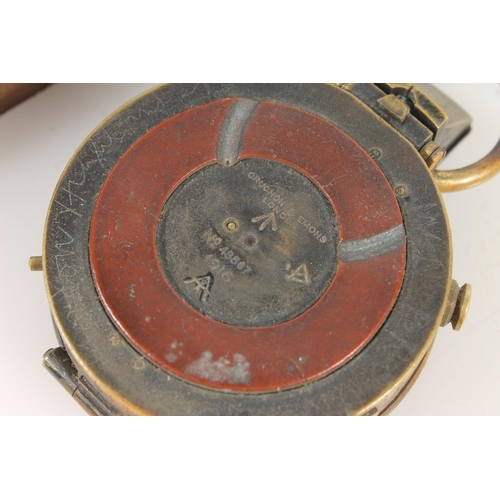 396B - WWI era Verner's Pattern VII compass dated 1916, serial number 48567 by Cruchon & Emons London, ... 