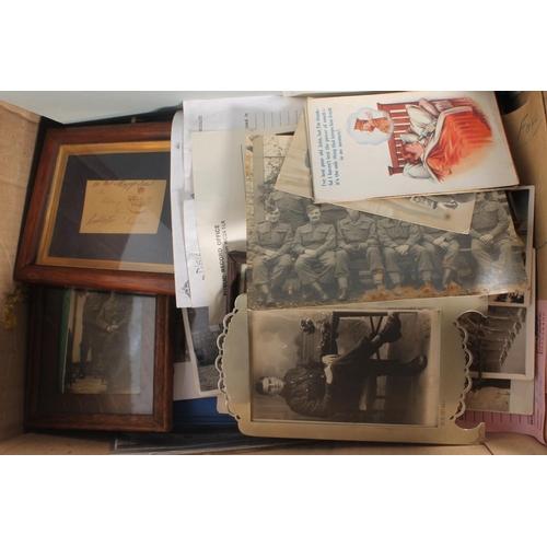 396G - Box of military interest photographs including much King's Own Scottish Borderers KOSB etc. also a s... 