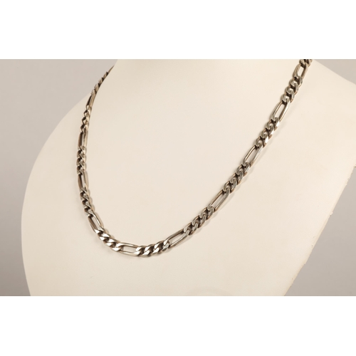 77 - Silver chain necklace, 33g