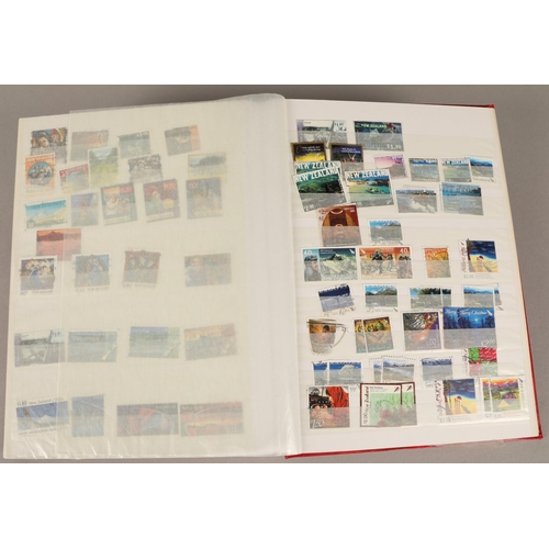 252 - Five assorted stamp albums, to include stamps from Austraila, Mexico, Turkey etc