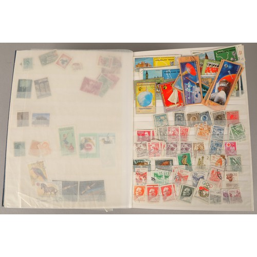 254 - Assortment of five stamp albums, to include Vietnam, UAE, Thailand etc