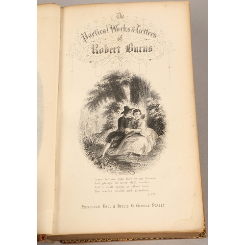 267 - Two Mauchline Ware bound Robert Burns books of poems and letters and 