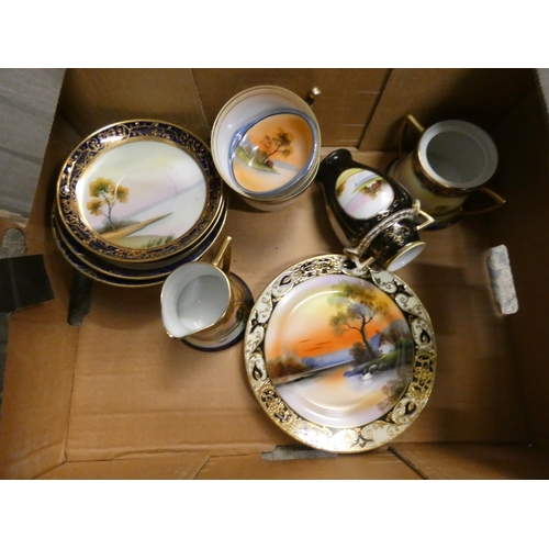 299 - Box of Noritake teaware.