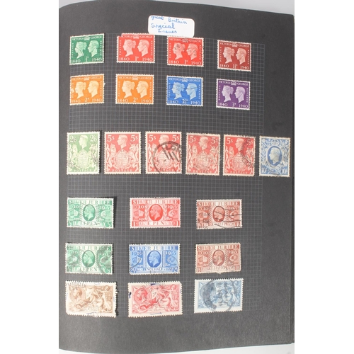 1423 - Stamp collection held in 12+ albums, mostly GREAT BRITAIN GB and COMMONWEALTH used, GB including QV ... 