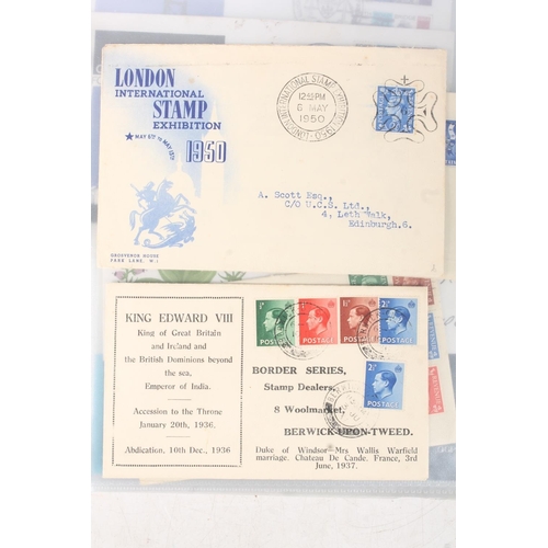 1424 - Stamp collection held across four albums to include GREAT BRITAIN GB 1964 Forth Road Bridge presenta... 