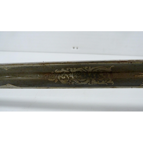 217 - George V Scottish Royal Artillery officer's sword, etched single edge blade with regimental title an... 