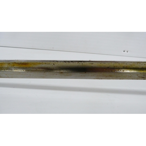 217 - George V Scottish Royal Artillery officer's sword, etched single edge blade with regimental title an... 
