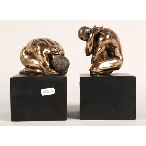 35 - Veronese pair of crouched figures on block bases