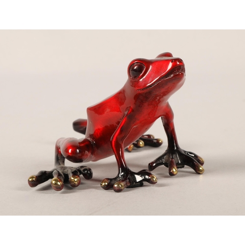 47 - Barry Stein bronze frog ornament, signed limited edition no. 17/1000