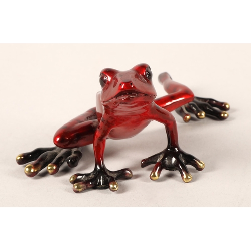 47 - Barry Stein bronze frog ornament, signed limited edition no. 17/1000