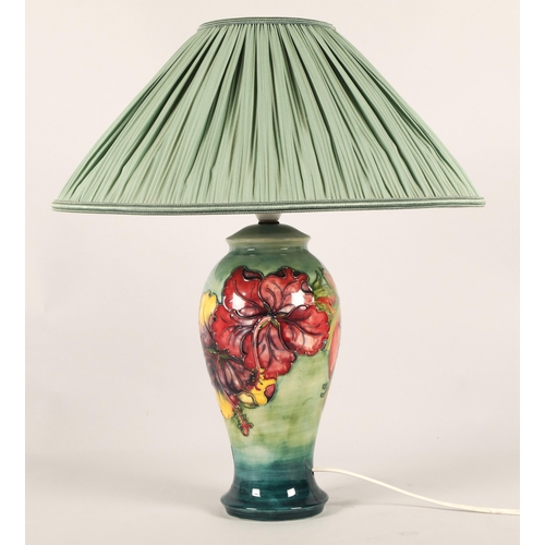 48 - Moorcroft pottery table lamp, 37cm (excluding shade)