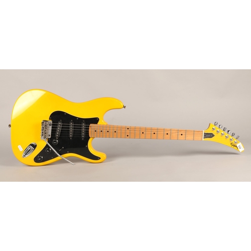 532 - Epiphone yellow electric guitar 