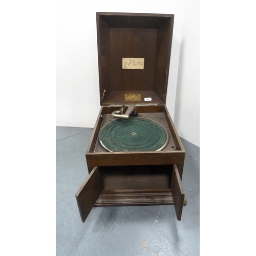 103 - Gramola portable gramophone.