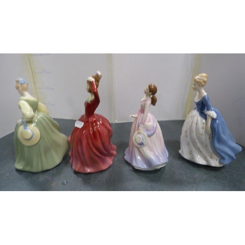 106 - Four Royal Doulton figures to include 'Alison', 'Barbara', 'Fair Lady' and 'Katrina'.  (4)