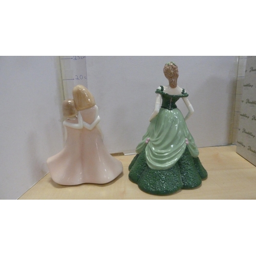 124 - Five figures to include 'Friendship', Royal Worcester 'Susannah - Figure of the Year 2011', Royal Wo... 