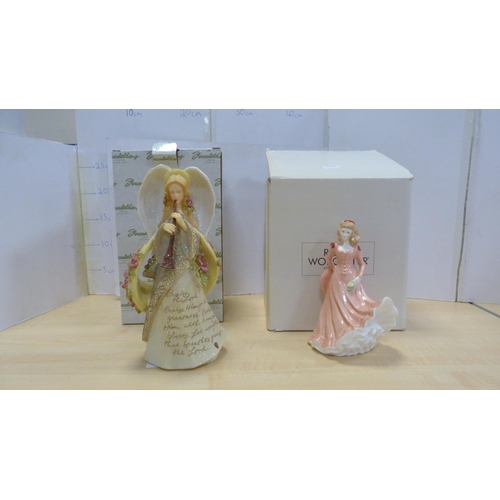 124 - Five figures to include 'Friendship', Royal Worcester 'Susannah - Figure of the Year 2011', Royal Wo... 