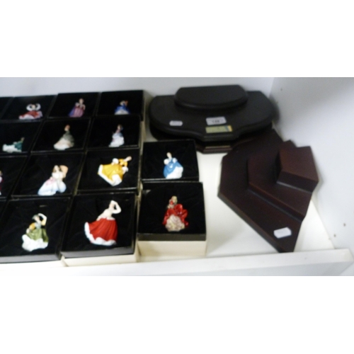 148 - Large collection of boxed miniature Royal Doulton figures from the Royal Doulton Miniature Ladies co... 