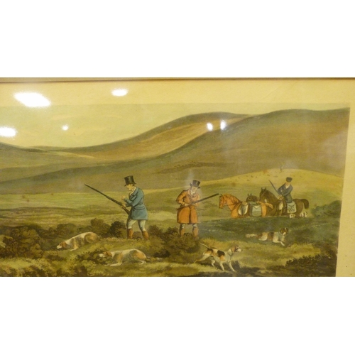 174 - Titled sporting prints to include 'Pheasant Shooting', 'Wild Duck Shooting', 'Partridge Shooting' an... 