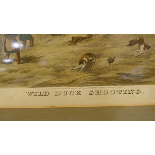 174 - Titled sporting prints to include 'Pheasant Shooting', 'Wild Duck Shooting', 'Partridge Shooting' an... 