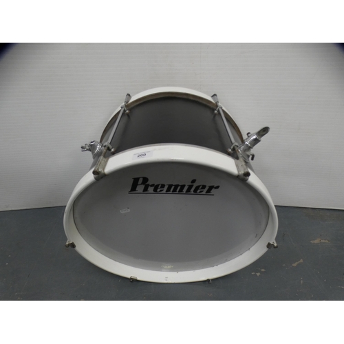 200 - Premier bass drum.