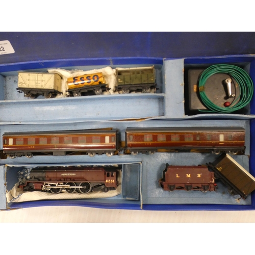 22 - Hornby Dublo model train set, boxed.