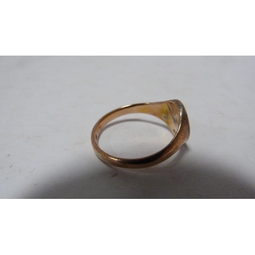 238 - Gent's 9ct gold Masonic ring, 7.9g.