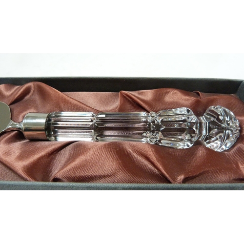 248 - Waterford Crystal glass-handled cake slice, in original fitted box.