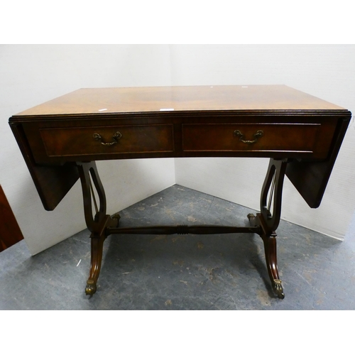 269 - Mahogany sofa table.