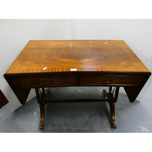 269 - Mahogany sofa table.